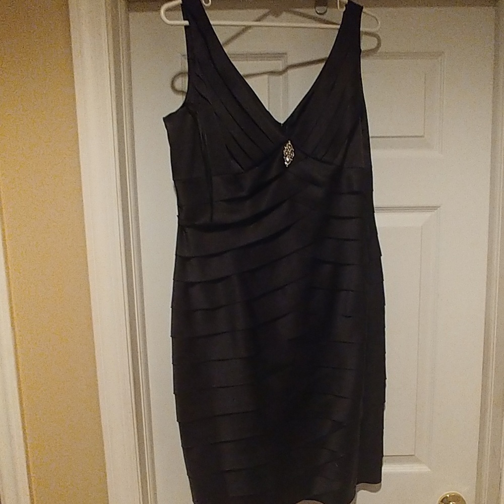 Knee length Black dress